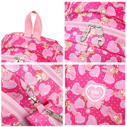 Melody Schooltas met etui Roze