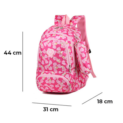 Melody Schooltas met etui Roze