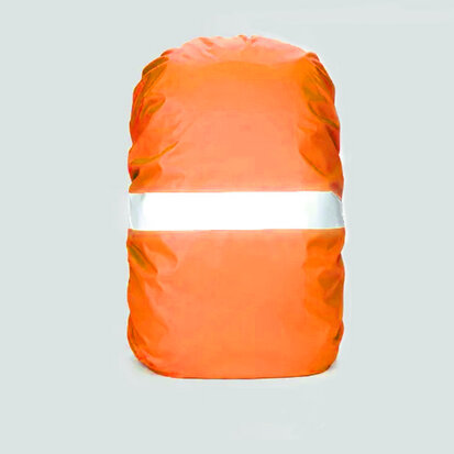 Rugzak Regenhoes Reflecterend 20L Oranje