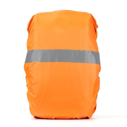 Rugzak Regenhoes Reflecterend 20L Oranje