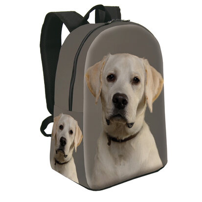 For U Designed Rugzak Hond Labrador Blond