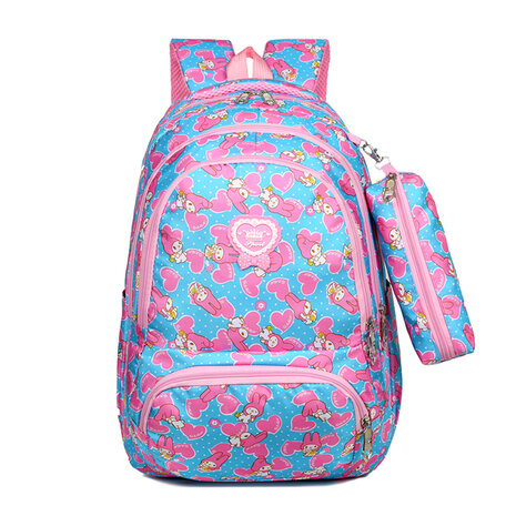 Melody Schooltas met etui Blauw