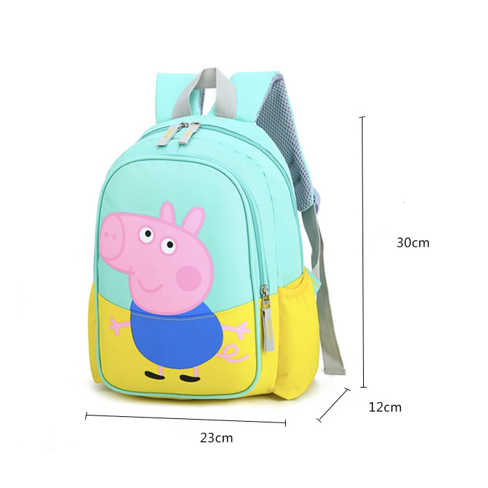 Rugzak Peppa Pig Groene Peutertas Kleuterschool Schooltas